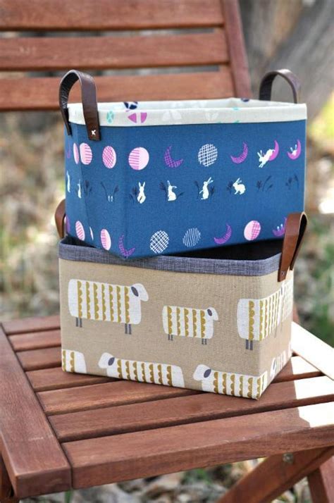 fabric basket with metal handles|sturdy baskets with handles.